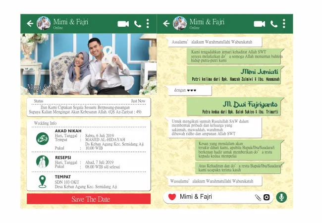 Undangan Custom S147 - View 2