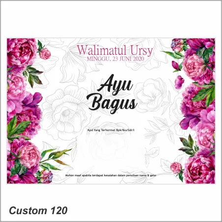 Cetak Undangan Custom S177 Berkualitas - Modhiskom