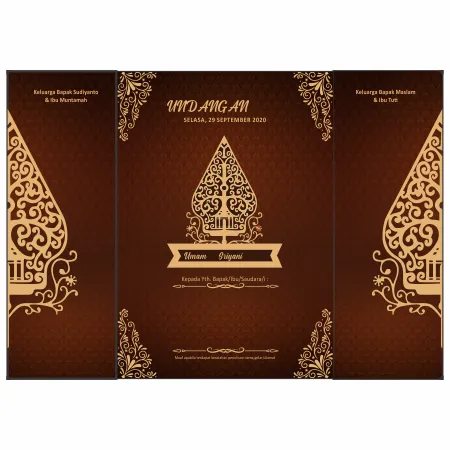 Jasa Cetak Undangan Wayang - Modhiskom