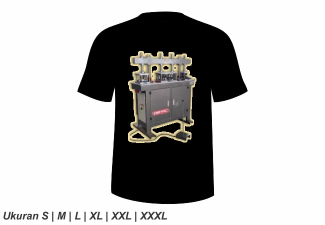 Kaos Custom Modhiskom - T-Shirt Hitam Sablon Keren Bahan Premium - View 2