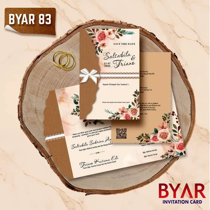 Jual Blangko Undangan Pernikahan Byar 83 Murah Curug Tangerang - Modhiskom