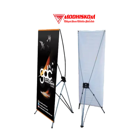 Jual X-Banner Custom Berkualitas - Cetak Cepat & Rapi (Area Curug, Tangerang) - Modhiskom