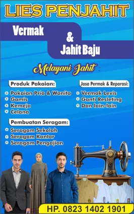 Cetak Banner Spanduk Rumah Jahit & Vermak Murah Curug Tangerang - View 2