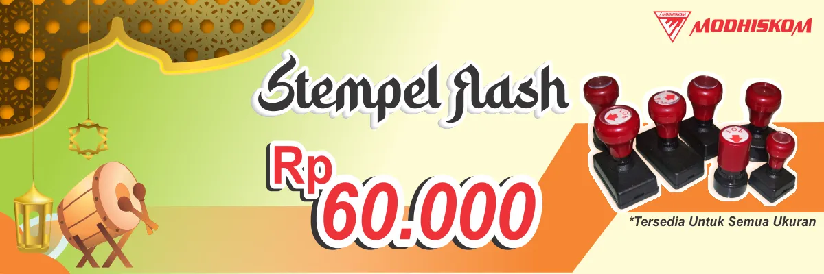 Stempel Flash Kilat & Praktis – Hanya Rp 60.000!